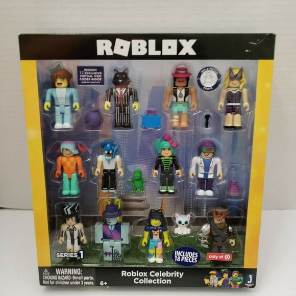 New ROBLOX Celebrity Collection Series 1 Exclusive 12 Figures 18 pc Shopgirl Cat - Picture 1 of 12